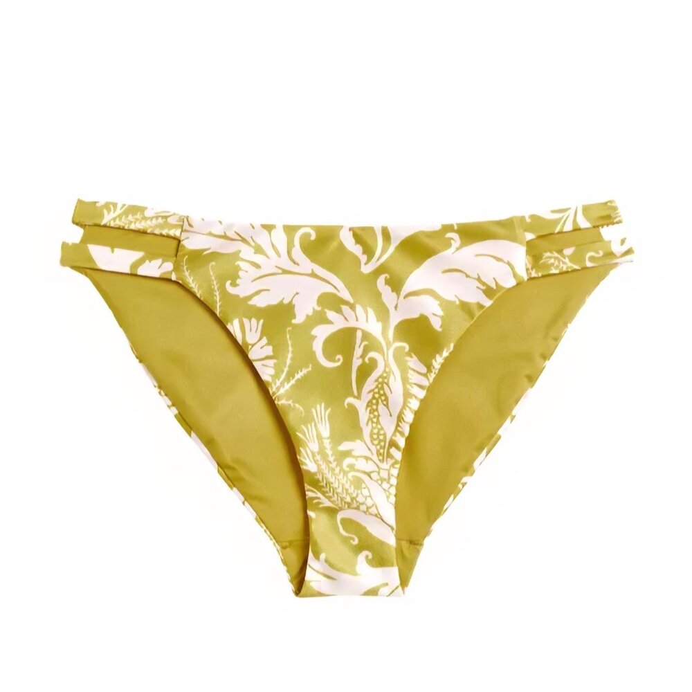 New TED BAKER - 3 (US 8) ROSIAAH Bikini Swim Bottom Side Straps In Yellow